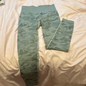 Green Camo Leggings